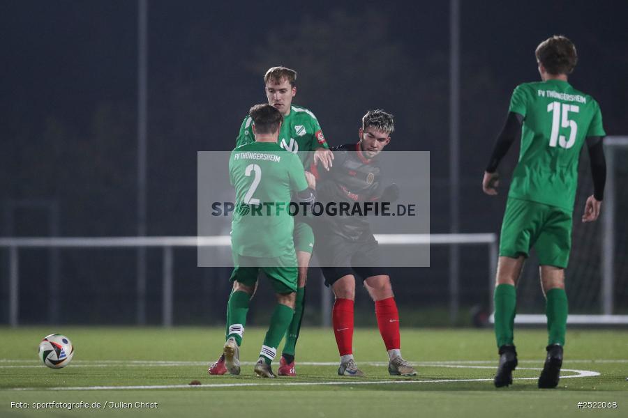 sport, action, Thüngersheim, Sportgelände, SGB, SG Burgsinn, Kreisliga Würzburg Gr. 2, Fusball, FVT, FV Thüngersheim, 17. Spieltag, 07.11.2025 - Bild-ID: 2522068