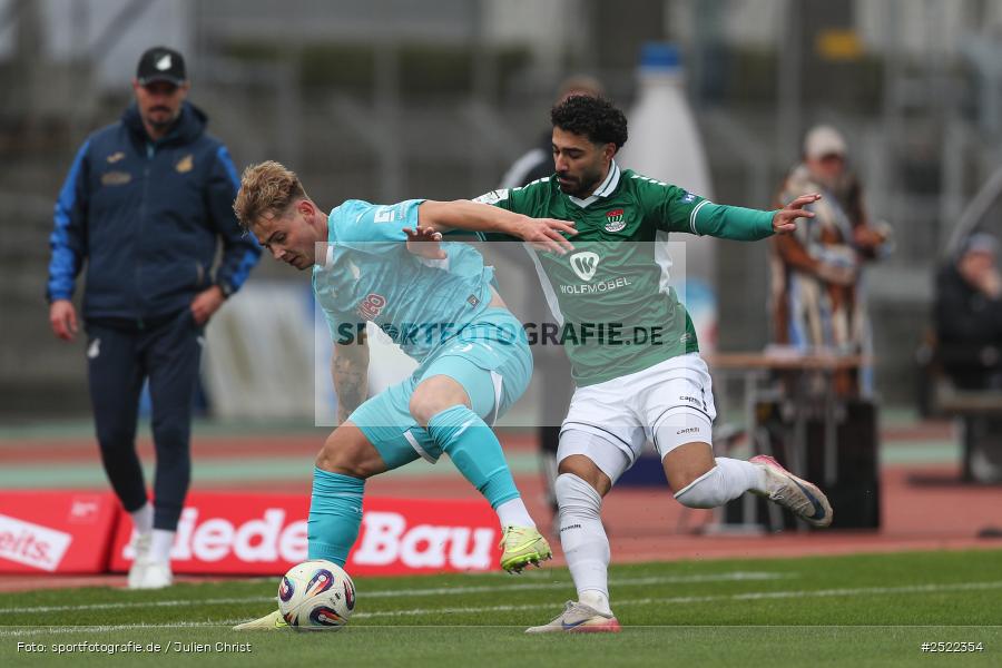 sport, action, TSG Hoffenheim II, TSG, Schweinfurt, Sachs-Stadion, Fusball, FCS, 3. Liga, 14. Spieltag, 1. FC Schweinfurt 1905, 08.11.2025 - Bild-ID: 2522354