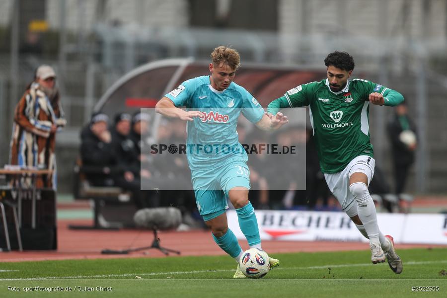 sport, action, TSG Hoffenheim II, TSG, Schweinfurt, Sachs-Stadion, Fusball, FCS, 3. Liga, 14. Spieltag, 1. FC Schweinfurt 1905, 08.11.2025 - Bild-ID: 2522355