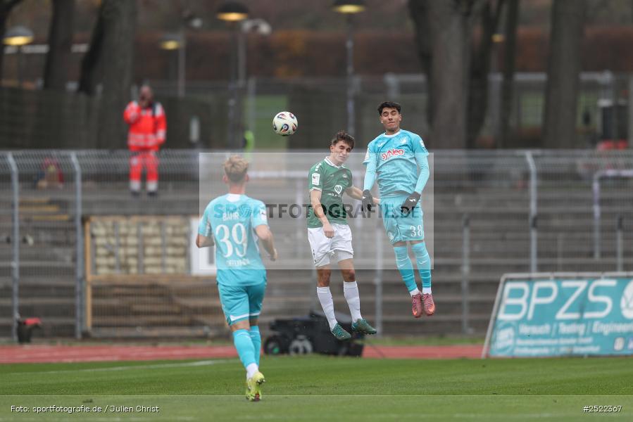 sport, action, TSG Hoffenheim II, TSG, Schweinfurt, Sachs-Stadion, Fusball, FCS, 3. Liga, 14. Spieltag, 1. FC Schweinfurt 1905, 08.11.2025 - Bild-ID: 2522367