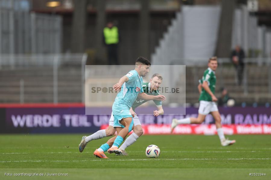 sport, action, TSG Hoffenheim II, TSG, Schweinfurt, Sachs-Stadion, Fusball, FCS, 3. Liga, 14. Spieltag, 1. FC Schweinfurt 1905, 08.11.2025 - Bild-ID: 2522394