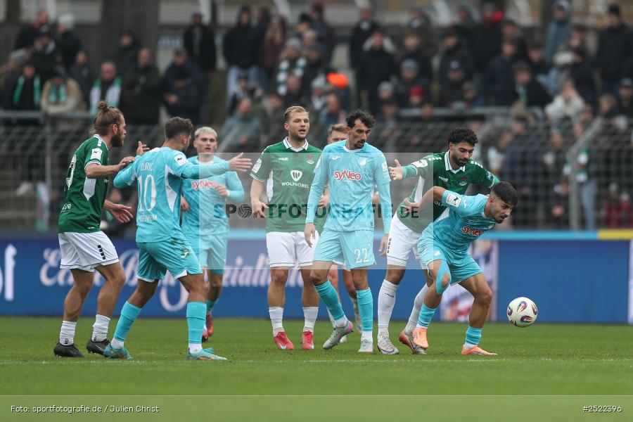 sport, action, TSG Hoffenheim II, TSG, Schweinfurt, Sachs-Stadion, Fusball, FCS, 3. Liga, 14. Spieltag, 1. FC Schweinfurt 1905, 08.11.2025 - Bild-ID: 2522396