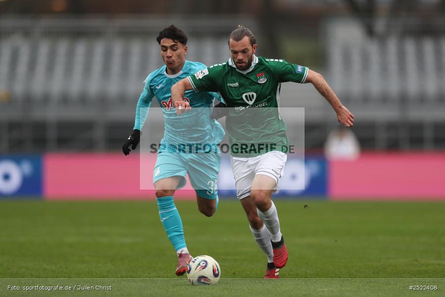 sport, action, TSG Hoffenheim II, TSG, Schweinfurt, Sachs-Stadion, Fusball, FCS, 3. Liga, 14. Spieltag, 1. FC Schweinfurt 1905, 08.11.2025 - Bild-ID: 2522408