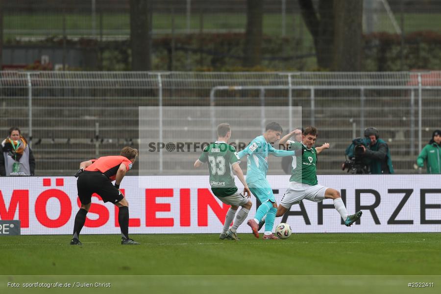 sport, action, TSG Hoffenheim II, TSG, Schweinfurt, Sachs-Stadion, Fusball, FCS, 3. Liga, 14. Spieltag, 1. FC Schweinfurt 1905, 08.11.2025 - Bild-ID: 2522411
