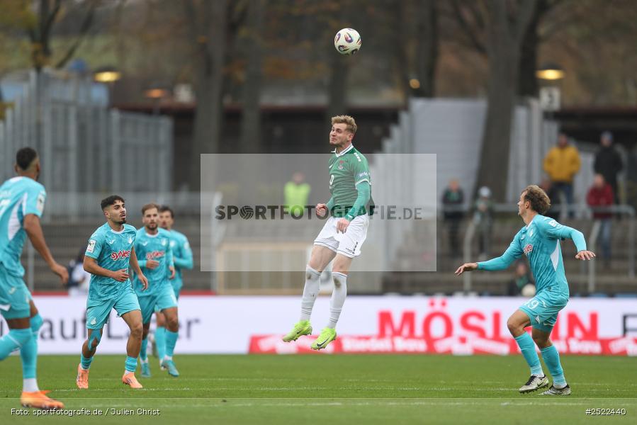 sport, action, TSG Hoffenheim II, TSG, Schweinfurt, Sachs-Stadion, Fusball, FCS, 3. Liga, 14. Spieltag, 1. FC Schweinfurt 1905, 08.11.2025 - Bild-ID: 2522440