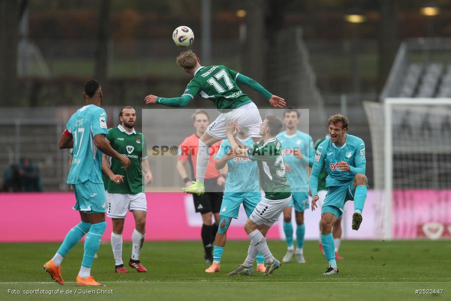 sport, action, TSG Hoffenheim II, TSG, Schweinfurt, Sachs-Stadion, Fusball, FCS, 3. Liga, 14. Spieltag, 1. FC Schweinfurt 1905, 08.11.2025 - Bild-ID: 2522447