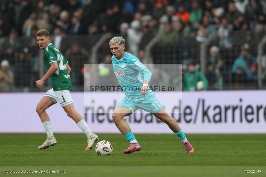 sport, action, TSG Hoffenheim II, TSG, Schweinfurt, Sachs-Stadion, Fusball, FCS, 3. Liga, 14. Spieltag, 1. FC Schweinfurt 1905, 08.11.2025 - Bild-ID: 2522449