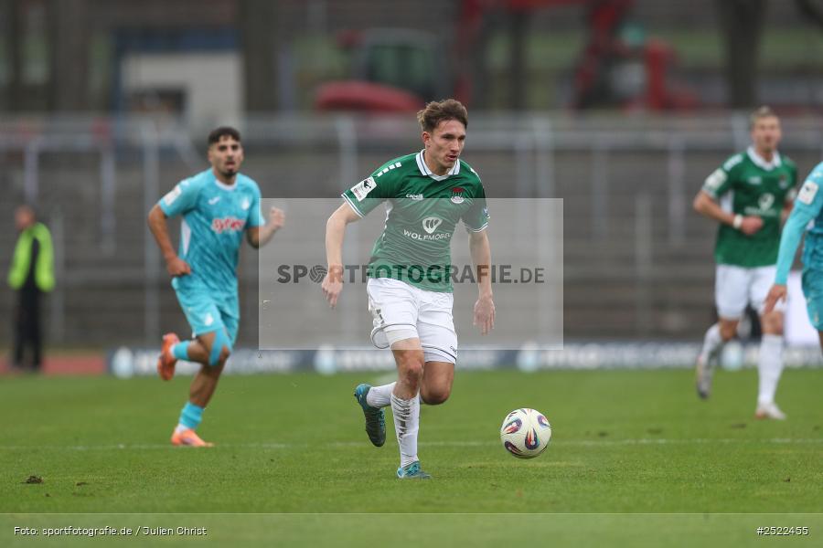 sport, action, TSG Hoffenheim II, TSG, Schweinfurt, Sachs-Stadion, Fusball, FCS, 3. Liga, 14. Spieltag, 1. FC Schweinfurt 1905, 08.11.2025 - Bild-ID: 2522455