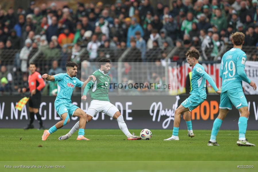 sport, action, TSG Hoffenheim II, TSG, Schweinfurt, Sachs-Stadion, Fusball, FCS, 3. Liga, 14. Spieltag, 1. FC Schweinfurt 1905, 08.11.2025 - Bild-ID: 2522500