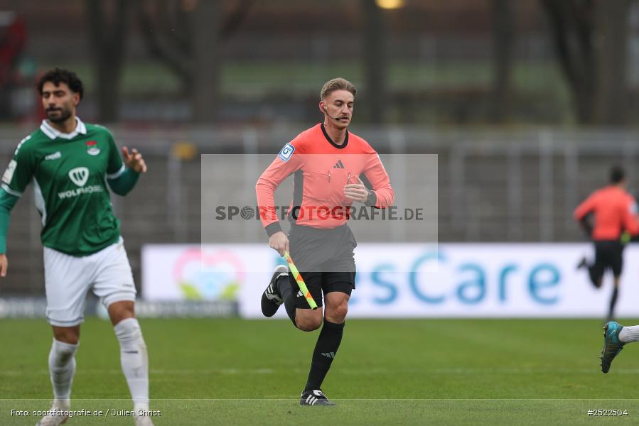 sport, action, TSG Hoffenheim II, TSG, Schweinfurt, Sachs-Stadion, Fusball, FCS, 3. Liga, 14. Spieltag, 1. FC Schweinfurt 1905, 08.11.2025 - Bild-ID: 2522504