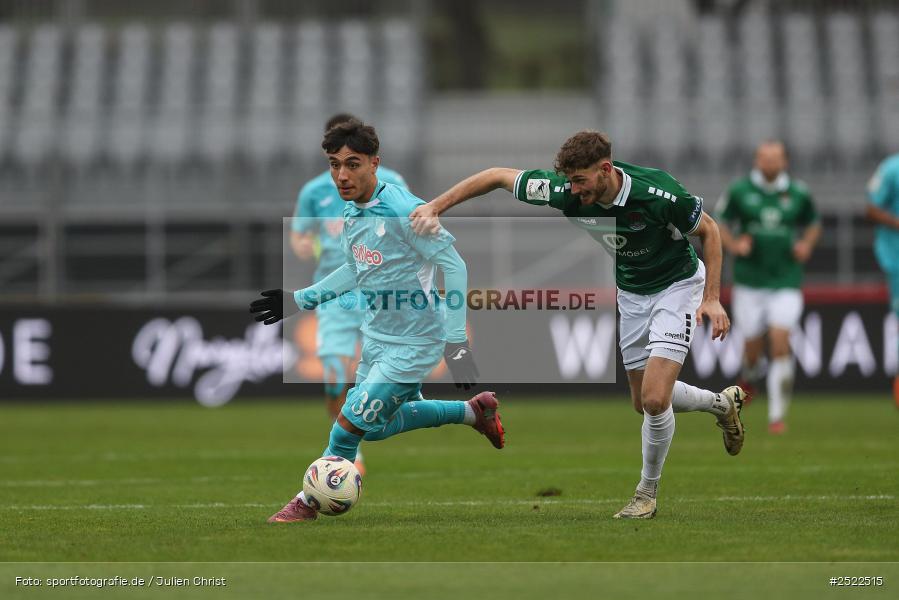 sport, action, TSG Hoffenheim II, TSG, Schweinfurt, Sachs-Stadion, Fusball, FCS, 3. Liga, 14. Spieltag, 1. FC Schweinfurt 1905, 08.11.2025 - Bild-ID: 2522515