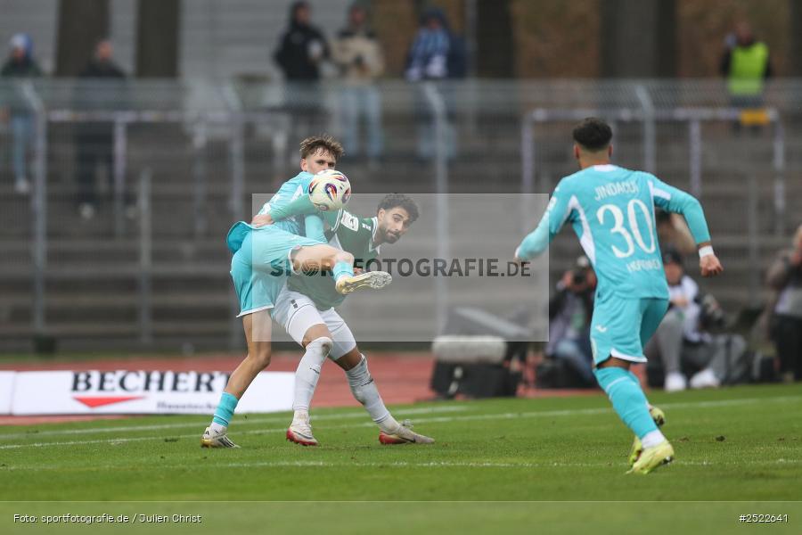 sport, action, TSG Hoffenheim II, TSG, Schweinfurt, Sachs-Stadion, Fusball, FCS, 3. Liga, 14. Spieltag, 1. FC Schweinfurt 1905, 08.11.2025 - Bild-ID: 2522641