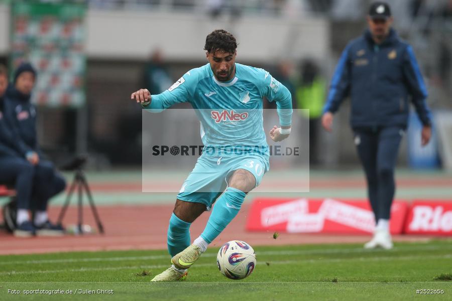 sport, action, TSG Hoffenheim II, TSG, Schweinfurt, Sachs-Stadion, Fusball, FCS, 3. Liga, 14. Spieltag, 1. FC Schweinfurt 1905, 08.11.2025 - Bild-ID: 2522656