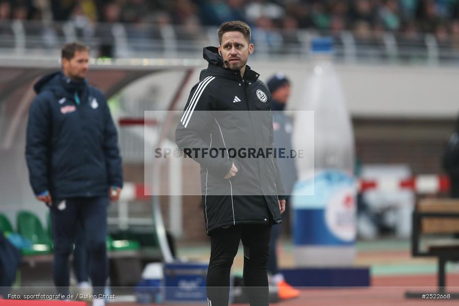 sport, action, TSG Hoffenheim II, TSG, Schweinfurt, Sachs-Stadion, Fusball, FCS, 3. Liga, 14. Spieltag, 1. FC Schweinfurt 1905, 08.11.2025 - Bild-ID: 2522668