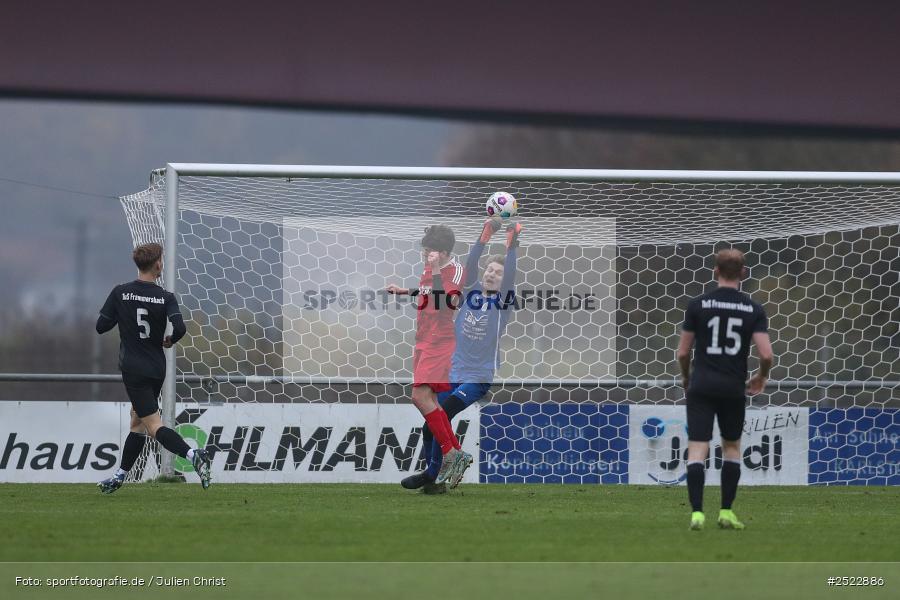 Fundamentum Sportpark, Karlburg, 09.11.2025, sport, action, Fusball, BFV, 17. Spieltag, Kreisliga Würzburg Gr. 2, TuS Frammersbach II, TSV Karlburg II - Bild-ID: 2522886