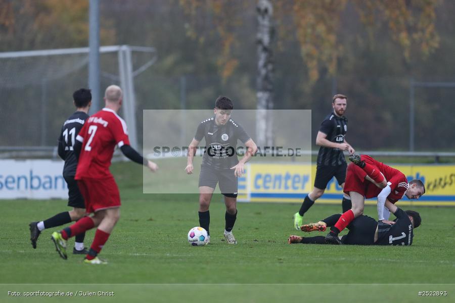 Fundamentum Sportpark, Karlburg, 09.11.2025, sport, action, Fusball, BFV, 17. Spieltag, Kreisliga Würzburg Gr. 2, TuS Frammersbach II, TSV Karlburg II - Bild-ID: 2522893