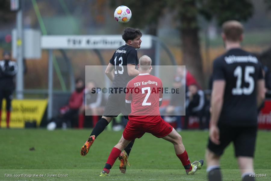 Fundamentum Sportpark, Karlburg, 09.11.2025, sport, action, Fusball, BFV, 17. Spieltag, Kreisliga Würzburg Gr. 2, TuS Frammersbach II, TSV Karlburg II - Bild-ID: 2522894