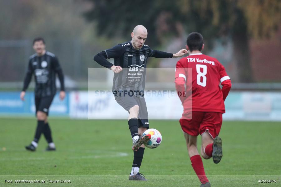 Fundamentum Sportpark, Karlburg, 09.11.2025, sport, action, Fusball, BFV, 17. Spieltag, Kreisliga Würzburg Gr. 2, TuS Frammersbach II, TSV Karlburg II - Bild-ID: 2522895