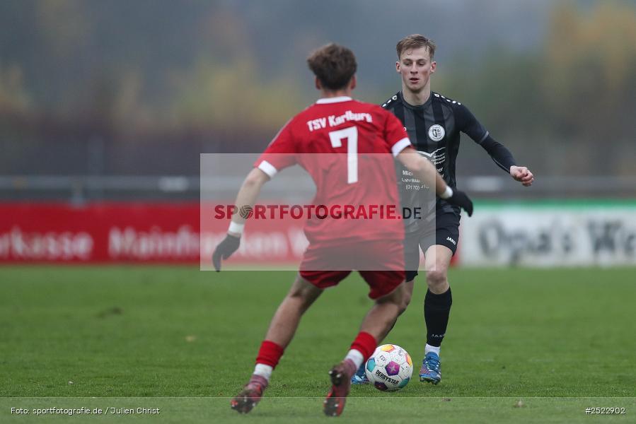 Fundamentum Sportpark, Karlburg, 09.11.2025, sport, action, Fusball, BFV, 17. Spieltag, Kreisliga Würzburg Gr. 2, TuS Frammersbach II, TSV Karlburg II - Bild-ID: 2522902