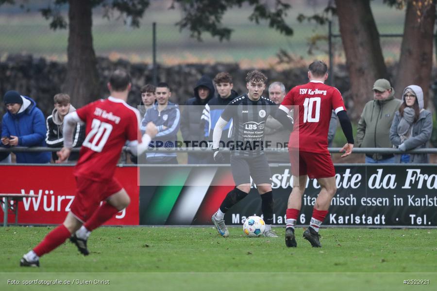 Fundamentum Sportpark, Karlburg, 09.11.2025, sport, action, Fusball, BFV, 17. Spieltag, Kreisliga Würzburg Gr. 2, TuS Frammersbach II, TSV Karlburg II - Bild-ID: 2522921