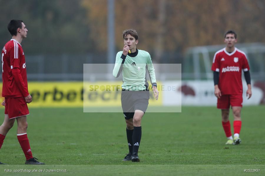 Fundamentum Sportpark, Karlburg, 09.11.2025, sport, action, Fusball, BFV, 17. Spieltag, Kreisliga Würzburg Gr. 2, TuS Frammersbach II, TSV Karlburg II - Bild-ID: 2522937