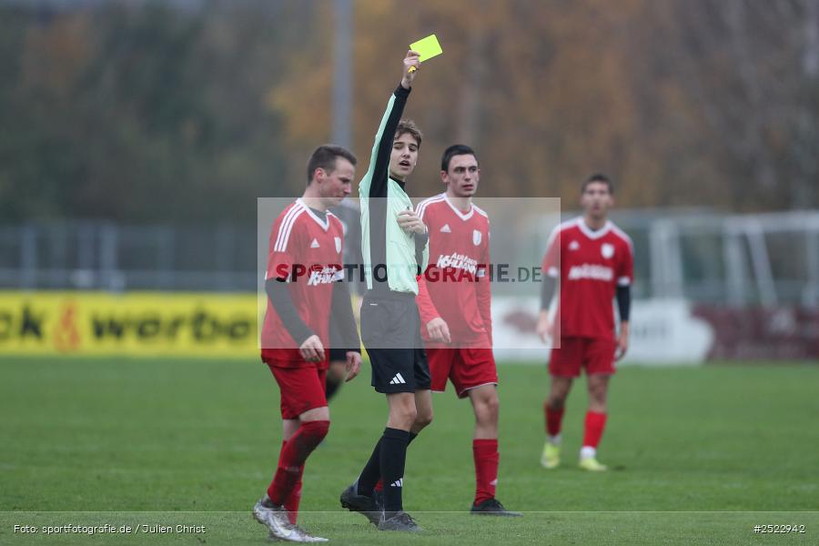 Fundamentum Sportpark, Karlburg, 09.11.2025, sport, action, Fusball, BFV, 17. Spieltag, Kreisliga Würzburg Gr. 2, TuS Frammersbach II, TSV Karlburg II - Bild-ID: 2522942