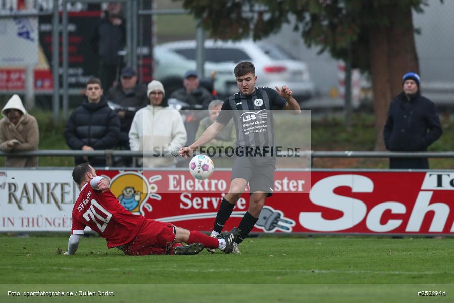 Fundamentum Sportpark, Karlburg, 09.11.2025, sport, action, Fusball, BFV, 17. Spieltag, Kreisliga Würzburg Gr. 2, TuS Frammersbach II, TSV Karlburg II - Bild-ID: 2522946