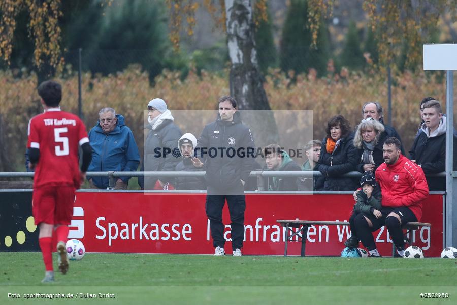 Fundamentum Sportpark, Karlburg, 09.11.2025, sport, action, Fusball, BFV, 17. Spieltag, Kreisliga Würzburg Gr. 2, TuS Frammersbach II, TSV Karlburg II - Bild-ID: 2522950