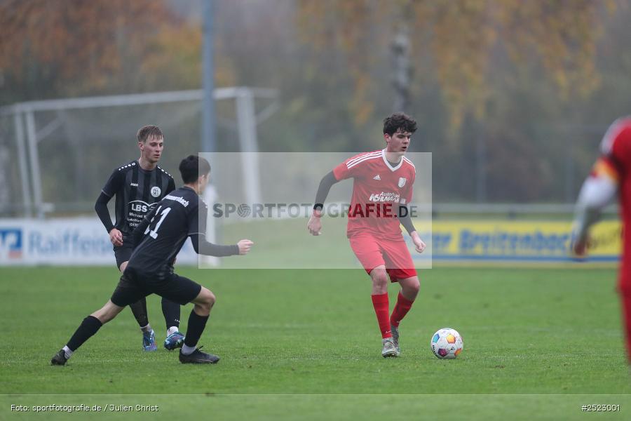 Fundamentum Sportpark, Karlburg, 09.11.2025, sport, action, Fusball, BFV, 17. Spieltag, Kreisliga Würzburg Gr. 2, TuS Frammersbach II, TSV Karlburg II - Bild-ID: 2523001