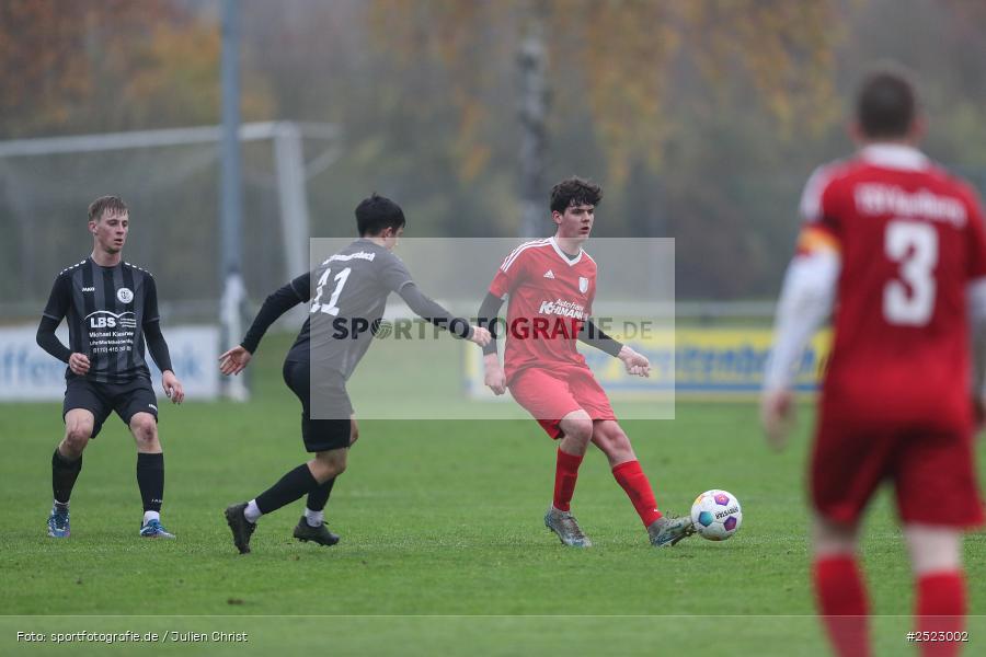 Fundamentum Sportpark, Karlburg, 09.11.2025, sport, action, Fusball, BFV, 17. Spieltag, Kreisliga Würzburg Gr. 2, TuS Frammersbach II, TSV Karlburg II - Bild-ID: 2523002