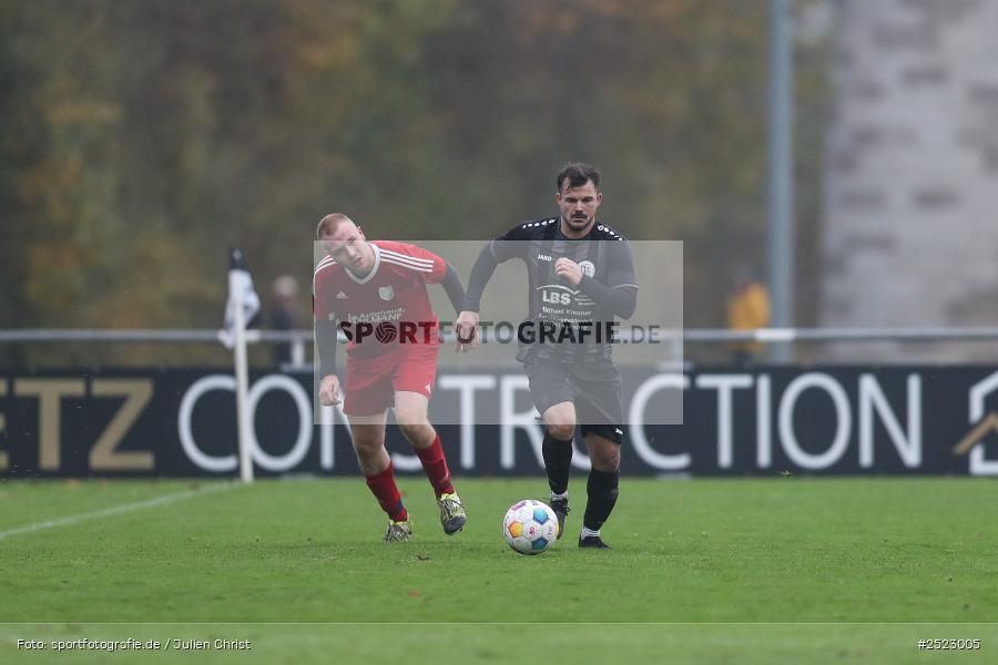 Fundamentum Sportpark, Karlburg, 09.11.2025, sport, action, Fusball, BFV, 17. Spieltag, Kreisliga Würzburg Gr. 2, TuS Frammersbach II, TSV Karlburg II - Bild-ID: 2523005