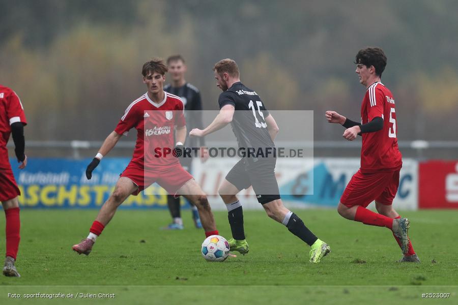 Fundamentum Sportpark, Karlburg, 09.11.2025, sport, action, Fusball, BFV, 17. Spieltag, Kreisliga Würzburg Gr. 2, TuS Frammersbach II, TSV Karlburg II - Bild-ID: 2523007