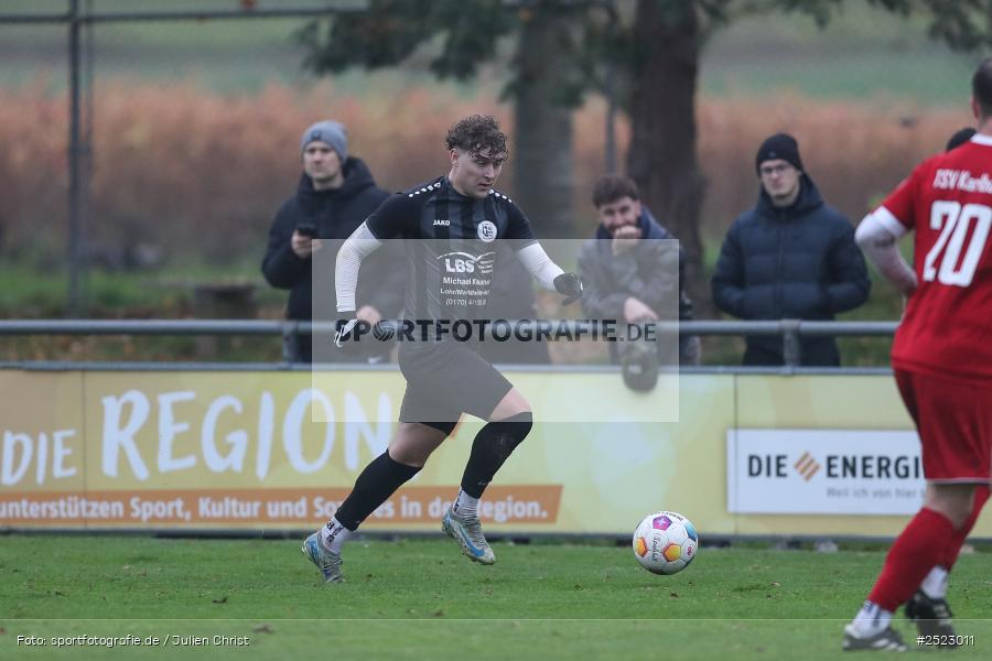 Fundamentum Sportpark, Karlburg, 09.11.2025, sport, action, Fusball, BFV, 17. Spieltag, Kreisliga Würzburg Gr. 2, TuS Frammersbach II, TSV Karlburg II - Bild-ID: 2523011