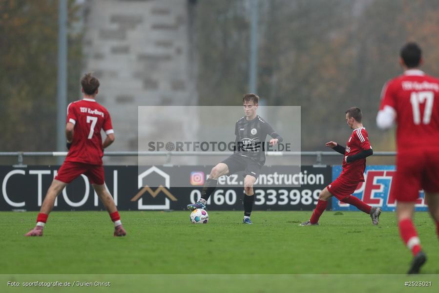 Fundamentum Sportpark, Karlburg, 09.11.2025, sport, action, Fusball, BFV, 17. Spieltag, Kreisliga Würzburg Gr. 2, TuS Frammersbach II, TSV Karlburg II - Bild-ID: 2523021