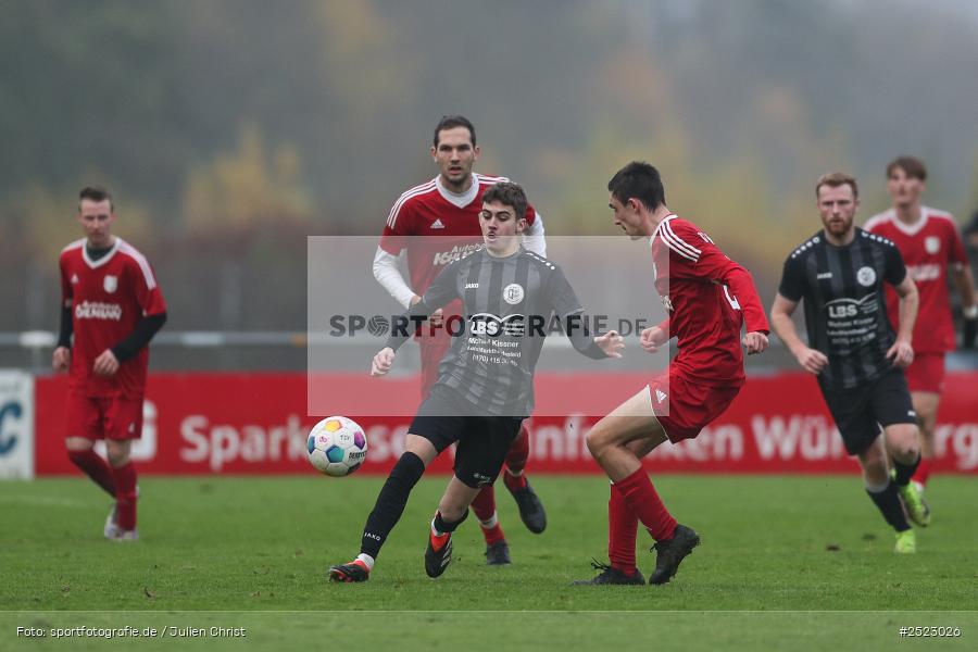 Fundamentum Sportpark, Karlburg, 09.11.2025, sport, action, Fusball, BFV, 17. Spieltag, Kreisliga Würzburg Gr. 2, TuS Frammersbach II, TSV Karlburg II - Bild-ID: 2523026
