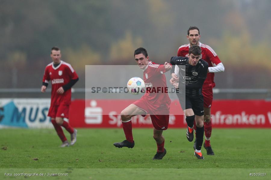 Fundamentum Sportpark, Karlburg, 09.11.2025, sport, action, Fusball, BFV, 17. Spieltag, Kreisliga Würzburg Gr. 2, TuS Frammersbach II, TSV Karlburg II - Bild-ID: 2523027