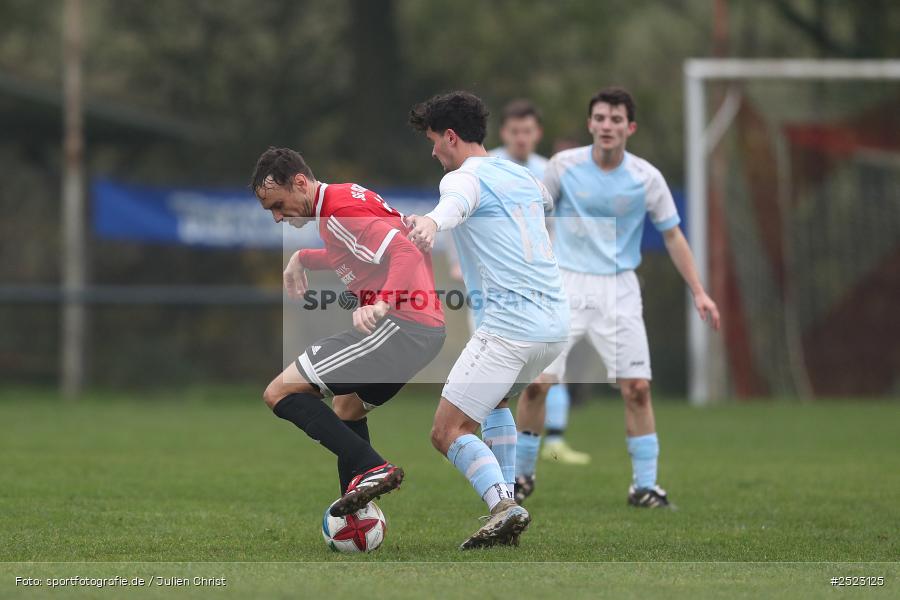 Sportgelände, Karsbach, 09.11.2025, sport, action, Fusball, BFV, 17. Spieltag, Kreisklasse Würzburg Gr. 3, SV Trennfeld, SG1 FC Karsbach - Bild-ID: 2523125