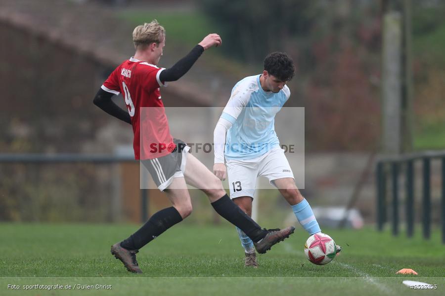Sportgelände, Karsbach, 09.11.2025, sport, action, Fusball, BFV, 17. Spieltag, Kreisklasse Würzburg Gr. 3, SV Trennfeld, SG1 FC Karsbach - Bild-ID: 2523153