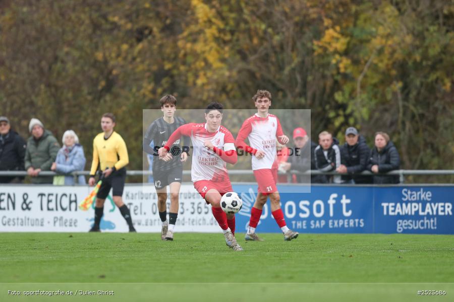 sport, action, TSV Karlburg, TSV, Landesliga Nordwest, Karlburg, Fusball, Fundamentum Sportpark, FCB, BFV, 20. Spieltag, 15.11.2025, 1. FC 06 Bad Kissingen - Bild-ID: 2523686