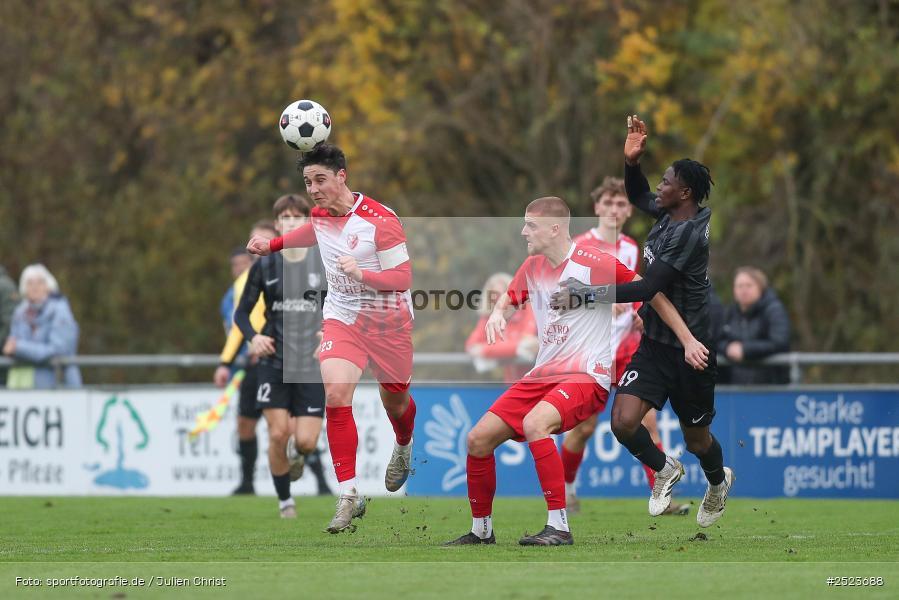 sport, action, TSV Karlburg, TSV, Landesliga Nordwest, Karlburg, Fusball, Fundamentum Sportpark, FCB, BFV, 20. Spieltag, 15.11.2025, 1. FC 06 Bad Kissingen - Bild-ID: 2523688