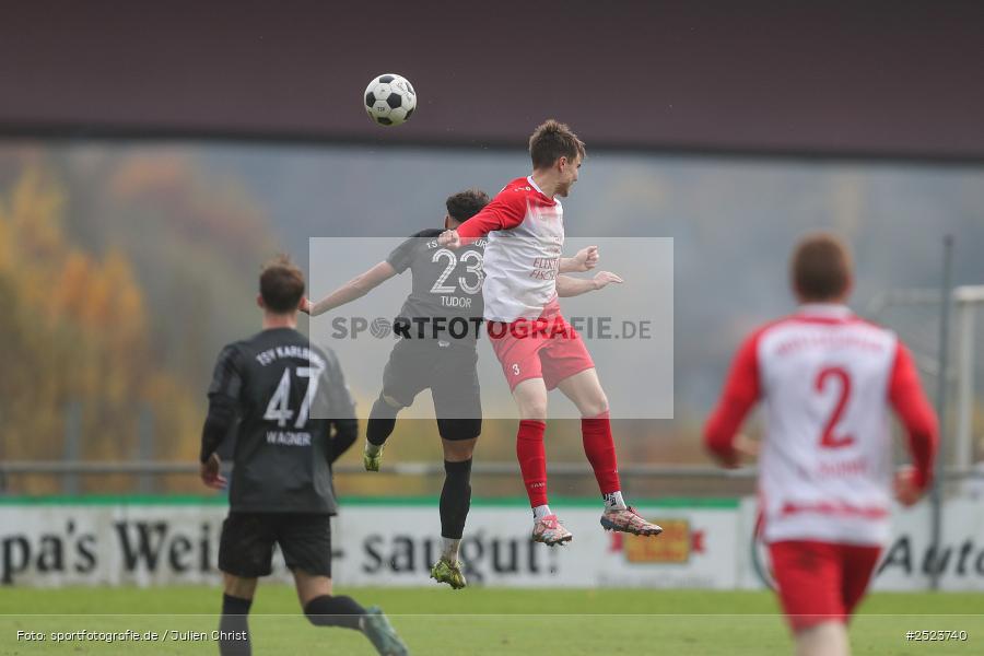 sport, action, TSV Karlburg, TSV, Landesliga Nordwest, Karlburg, Fusball, Fundamentum Sportpark, FCB, BFV, 20. Spieltag, 15.11.2025, 1. FC 06 Bad Kissingen - Bild-ID: 2523740