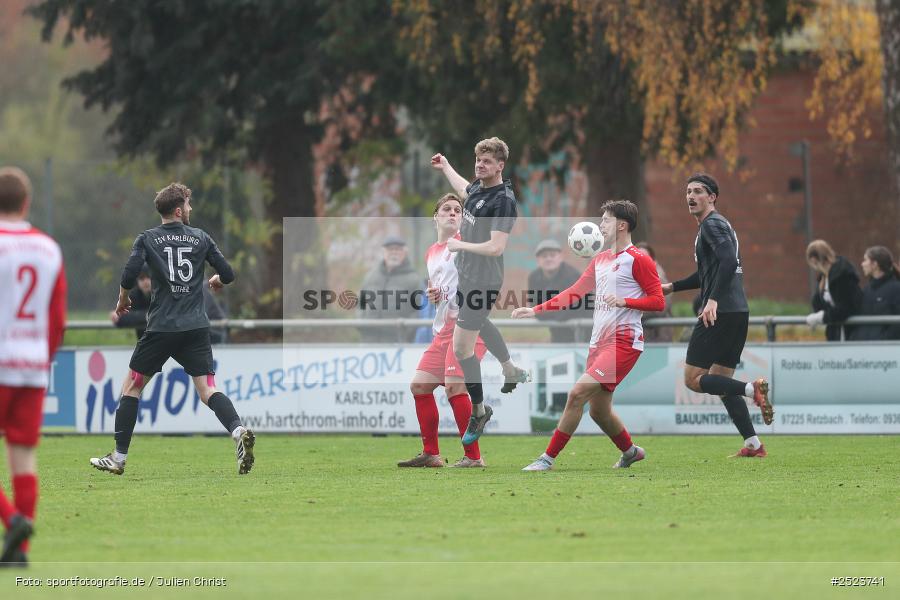 sport, action, TSV Karlburg, TSV, Landesliga Nordwest, Karlburg, Fusball, Fundamentum Sportpark, FCB, BFV, 20. Spieltag, 15.11.2025, 1. FC 06 Bad Kissingen - Bild-ID: 2523741