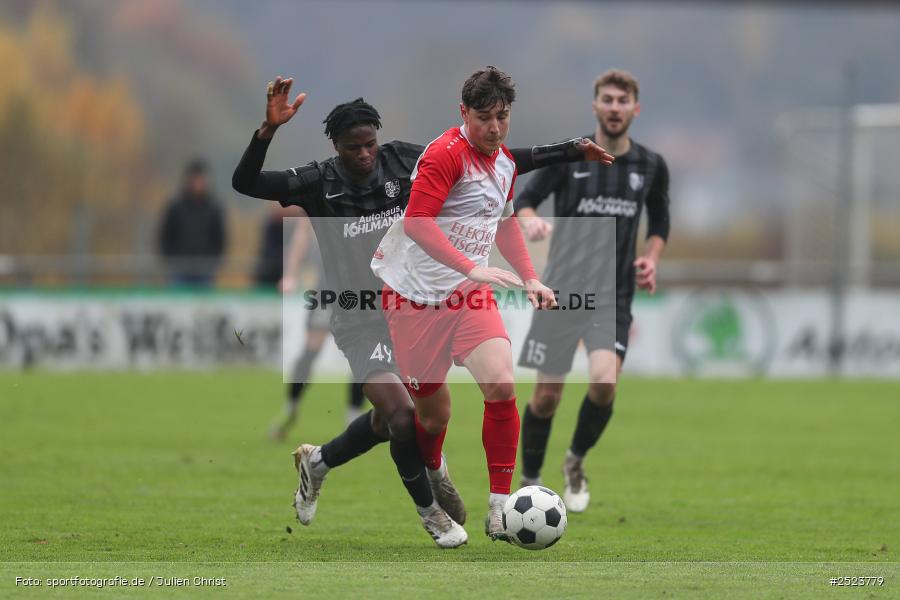 sport, action, TSV Karlburg, TSV, Landesliga Nordwest, Karlburg, Fusball, Fundamentum Sportpark, FCB, BFV, 20. Spieltag, 15.11.2025, 1. FC 06 Bad Kissingen - Bild-ID: 2523779