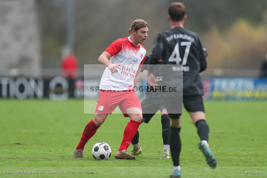 sport, action, TSV Karlburg, TSV, Landesliga Nordwest, Karlburg, Fusball, Fundamentum Sportpark, FCB, BFV, 20. Spieltag, 15.11.2025, 1. FC 06 Bad Kissingen - Bild-ID: 2523826
