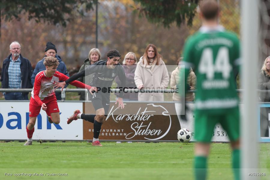 sport, action, TSV Karlburg, TSV, Landesliga Nordwest, Karlburg, Fusball, Fundamentum Sportpark, FCB, BFV, 20. Spieltag, 15.11.2025, 1. FC 06 Bad Kissingen - Bild-ID: 2523858