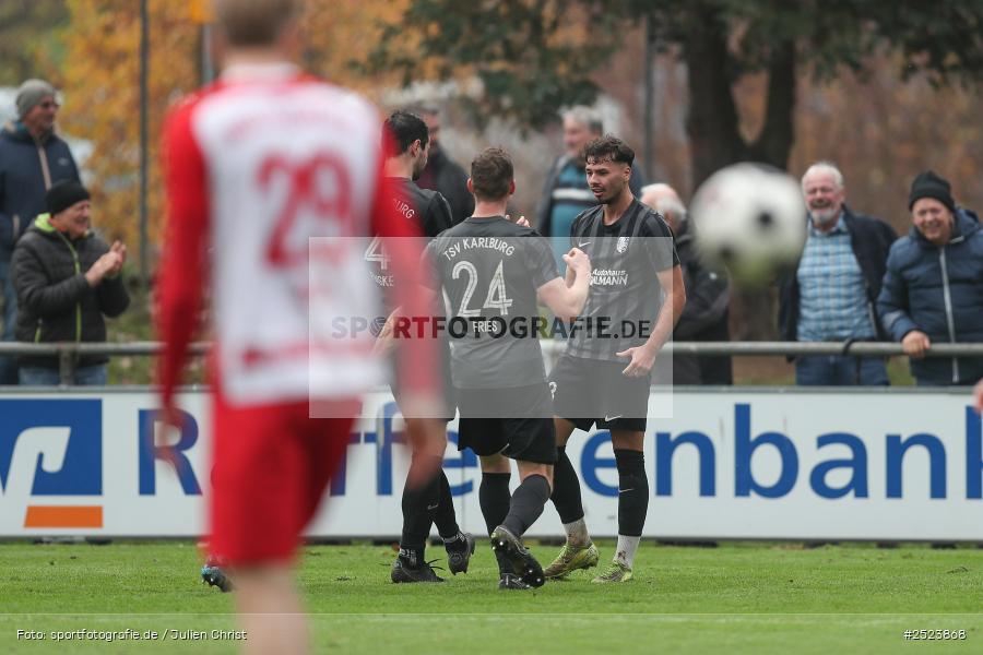 sport, action, TSV Karlburg, TSV, Landesliga Nordwest, Karlburg, Fusball, Fundamentum Sportpark, FCB, BFV, 20. Spieltag, 15.11.2025, 1. FC 06 Bad Kissingen - Bild-ID: 2523868