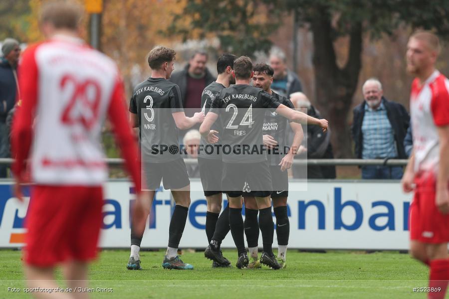 sport, action, TSV Karlburg, TSV, Landesliga Nordwest, Karlburg, Fusball, Fundamentum Sportpark, FCB, BFV, 20. Spieltag, 15.11.2025, 1. FC 06 Bad Kissingen - Bild-ID: 2523869