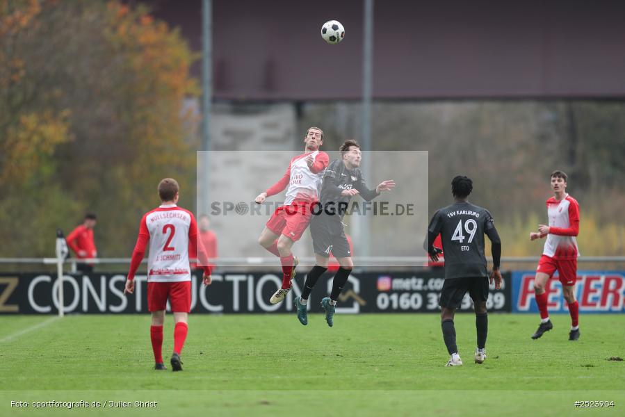 sport, action, TSV Karlburg, TSV, Landesliga Nordwest, Karlburg, Fusball, Fundamentum Sportpark, FCB, BFV, 20. Spieltag, 15.11.2025, 1. FC 06 Bad Kissingen - Bild-ID: 2523904