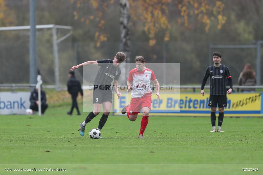 sport, action, TSV Karlburg, TSV, Landesliga Nordwest, Karlburg, Fusball, Fundamentum Sportpark, FCB, BFV, 20. Spieltag, 15.11.2025, 1. FC 06 Bad Kissingen - Bild-ID: 2523909