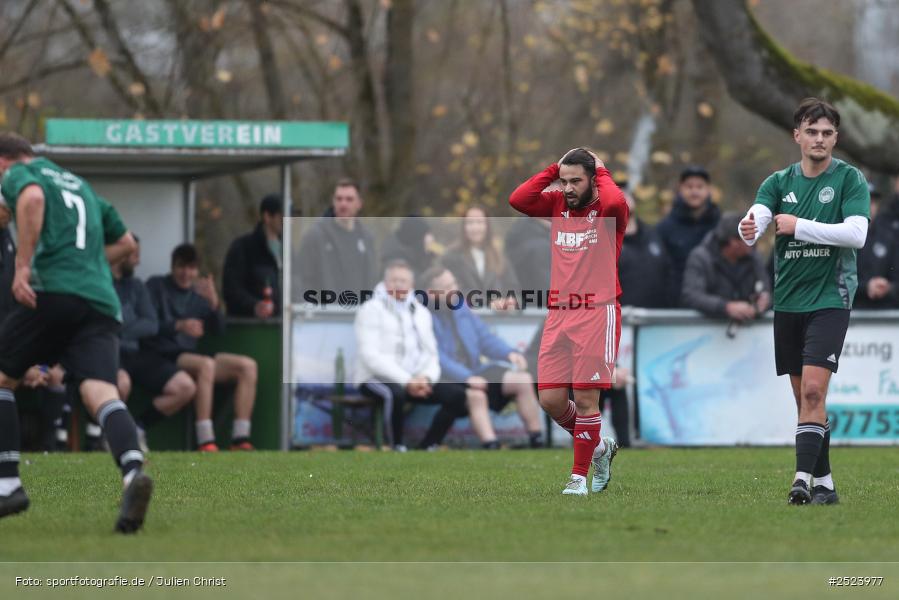 Sportgelände, 15.11.2025, sport, action, Fusball, BFV, 18. Spieltag, Kreisliga Würzburg Gr. 2, Karlstadt, SG 1 Urspringen / Karbach / Duttenbrunn, FV Karlstadt - Bild-ID: 2523977